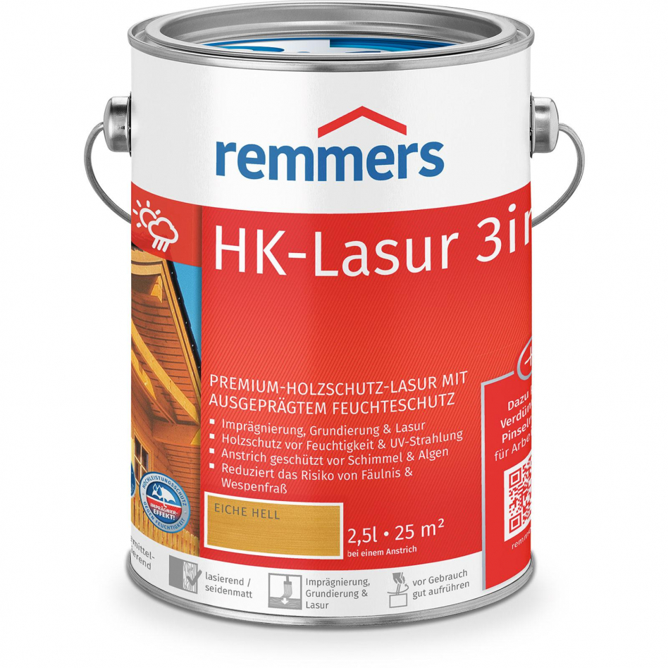 Remmers HK-Lasur 3in1 eiche hell RC-365, 2,5 l Image