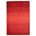 Tappeto in lana tessuto a mano - rosso - 90x160 cm