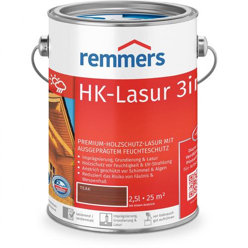 Remmers HK-Lasur 3in1 teak RC-545, 2,5 l