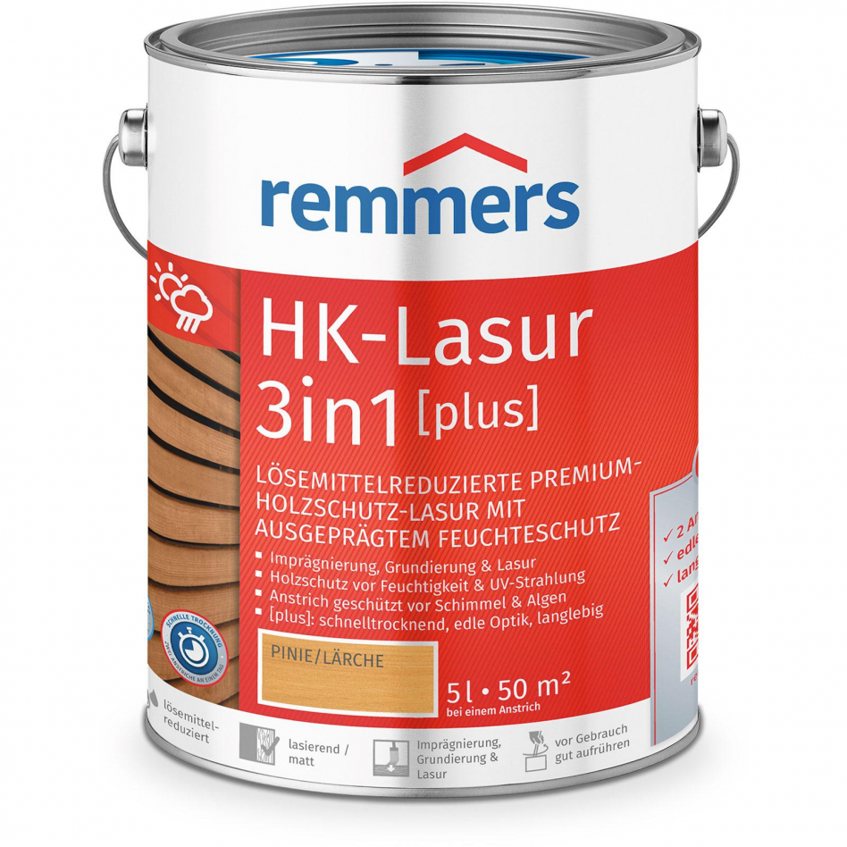 Remmers HK-Lasur 3in1 plus pinie/lärche RC-260, 5 l Image