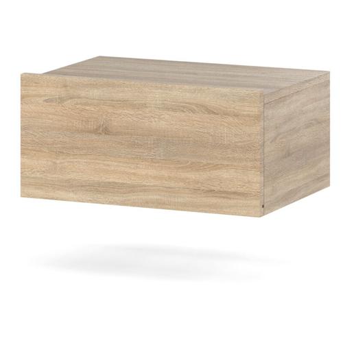 Hängender Nachttisch, Sonoma-Eiche, 45 cm, 1S, Nachttisch, Schlafzimmermöbel