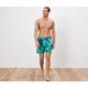 Tchibo - Badeshorts - Herren - Gr. XXL - türkis/print