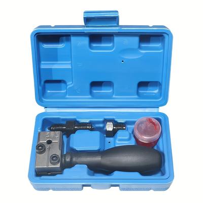 TEMU 1 Set Car Brake Pipe Flaring Tool Kit, Brake Line Flaring Tool Kit Double Sided Flaring Tool Brake /16 Double Sided Flaring Tool Tube Brake Line Single And Double Tool Image