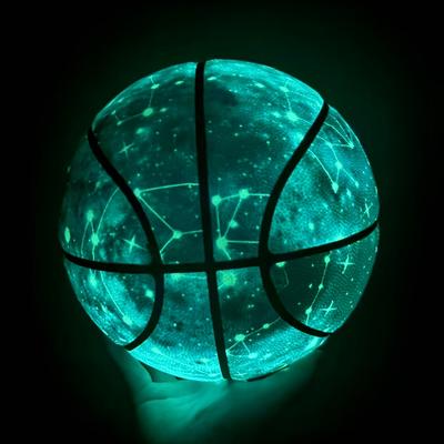 TEMU Max Star -the-dark Basketball - Durable, Non-slip Pvc For Indoor/outdoor Play, Ideal For Training & Sports Events, Christmas, April Fools', Valentine's Day, Celebrations!, Basketball Accessorie