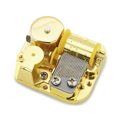 Y 1PC Gold-plated Windup Music Box 100% Brand New Mechanical DIY Musical Box Accessories Birthday