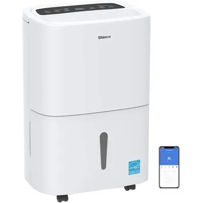 7,000 Sq.Ft Energy Star Dehumidifier with Pump and WIFI, Ideal for Large Industrial Rooms and Home