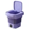 Portable Washing Machine Foldable Laundry Machine with Detachable Drain Basket 3 Modes Electric