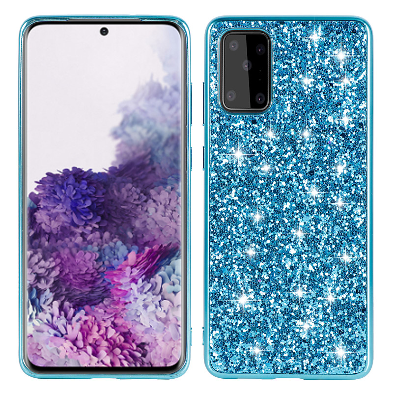 Phone Case For Samsung Galaxy S26 Ultra Plus S25 S24 S23 S22 S21 FE S21 Ultra Plus S20 A34 A32 Back Cover Glitter Shine Glitter Shine TPU