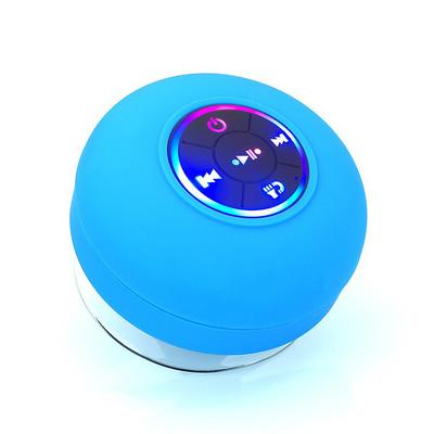 IPX4 Waterproof Speaker Portable Wireless Speaker With Suction Cup USB Rechargeable for Party Bathroom Travel Home And Outdoor (Suction Cups Must Be On A Smooth Surface To Use)