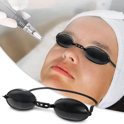 Beauty Instrument Laser Protective Eye Mask Durable Silicone Adjustable Tanning Goggles Sunbed