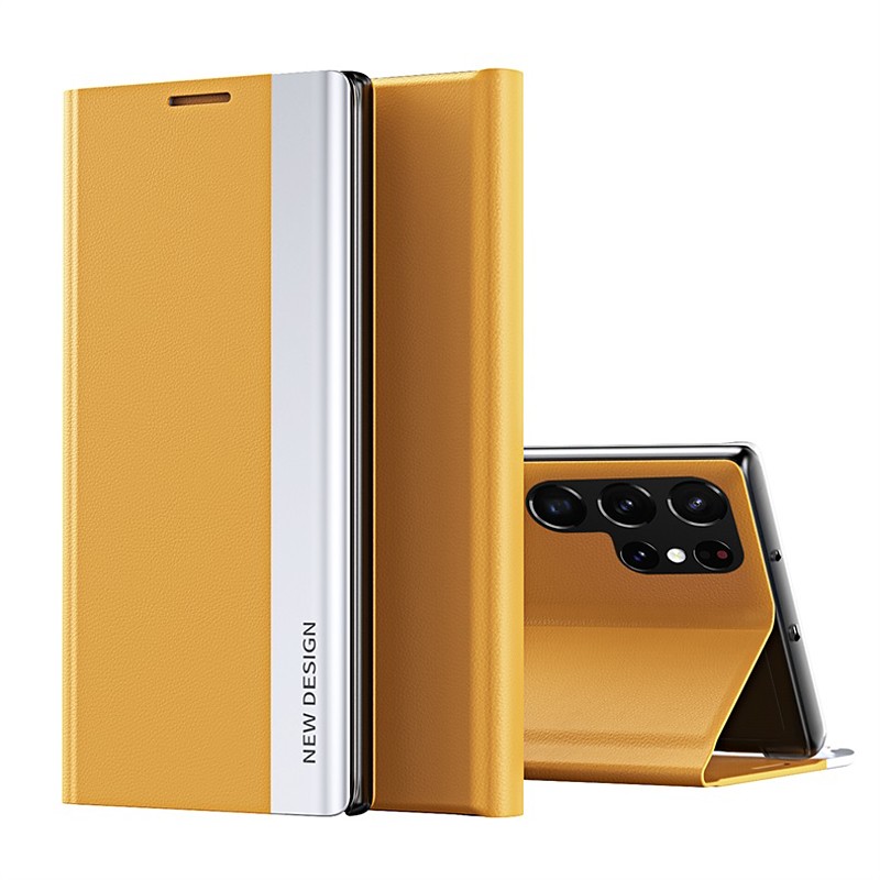 Phone Case For Samsung Galaxy S26 Ultra Plus S25 S24 S23 S22 S21 FE S21 Ultra Plus S20 A32 Full Body Case with Stand Holder Flip Dustproof Solid Colored PC PU Leather