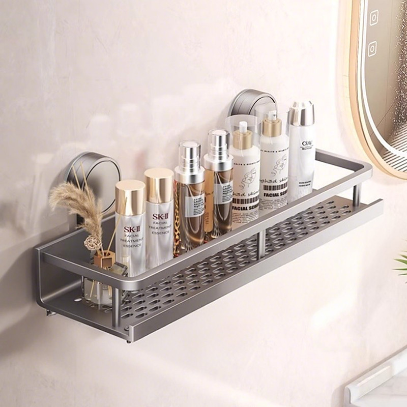Multi Functional Kitchen Suction Cup Storage Rack - Hook Hanging Rod Wall Mounted Knife HolderShovel Hanging Rack Pot Cover Rack, One-Stop Kitchenware Storage Solution