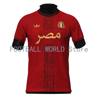 2024 Hot Selling Egypt Limited Edition Mens Football Shirt Youth Kids Training Soccer Short Sleeve Uniform Breathable Jersey