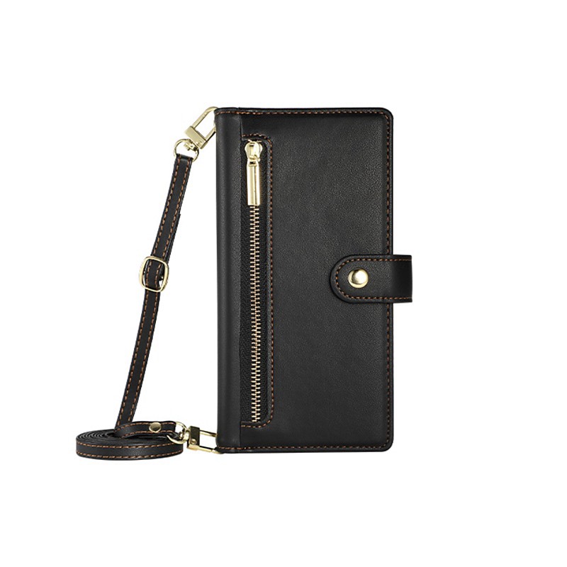 Phone Case For Samsung Galaxy S26 Ultra Plus S25 S24 S23 S22 S23 FE S21 Ultra Plus S20 A55 5G A35 5G Back Cover with Stand Holder Magnetic Zipper Retro TPU PU Leather
