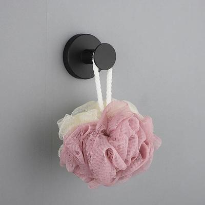 304 Stainless Steel Suction Cup Hooks for Shower, Bathroom, Kitchen, Glass Door, Mirror, Tile Loofah, Towel, Coat, Bath Robe