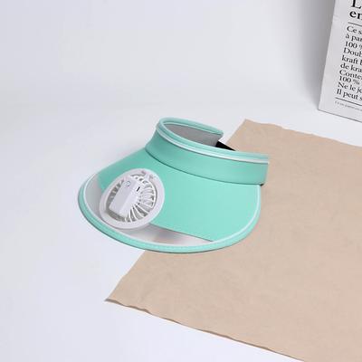 Fan Hat Sun Visors Hat with Fan, Large Area Sun Hat with 2 Speeds Cooling Fan, Sun Protection