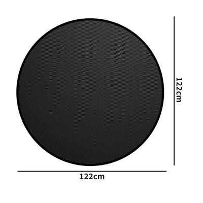 Fire Pit Mat for Solo Stove Bonfire, Double-Sided Fireproof Under Grill Mat Deck Patio Protector Mat, Round Fire Pit BBQ Mat for Solo Stove Accessories, Easy to Clean, Reusable