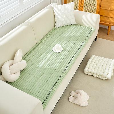 Mitid Sofa Cover Fuzzy Couch Cover for Pet, Couch Cover for Dogs Washable Non-Slip Sofa Slipcover Box Cushion Couch Protector Pets Friendly Mat Bed Couch Cover