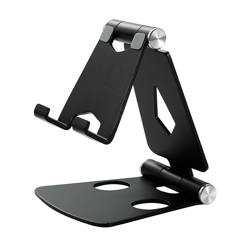 Cell Phone Stand Holder, Fully Foldable, Adjustable Desktop Phone Holder Cradle Dock Compatible with All Cell Phone Model iPhone Samsung Galaxy Nintendo Switch Tablets