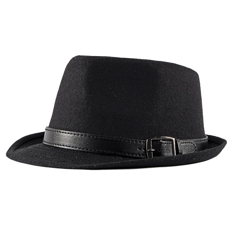 Men's Kentucky Derby Hat Fedora Hat Brim Hat Black Brown Polyester Sports Outdoors Casual Simple Style Party / Evening Daily Holiday