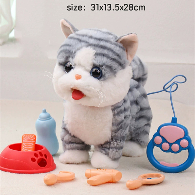 Puppy Toys for Kids Toy Dogs That Walk and Bark Walking Dog Toy for Kids with Leash Interactive Stuffed Puppy with Remote Control for Girls and Boys Aged 3-7 Year Old