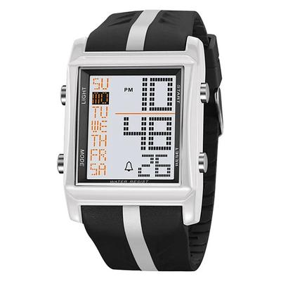 SKMEI 2207 Electronic Men's Student Alarm Clock Night Light Waterproof Electronic Outdoor Sports Watch
