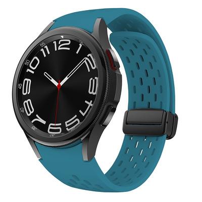 Watch Band for Samsung Galaxy Watch 7/6/5/4 40/44mm, Galaxy Watch 5 Pro 45mm, Galaxy Watch 4/6 Classic 42/46/43/47mm, Watch 3, Active 2, Gear S2 Silicone Replacement Strap Waterproof Adjustable