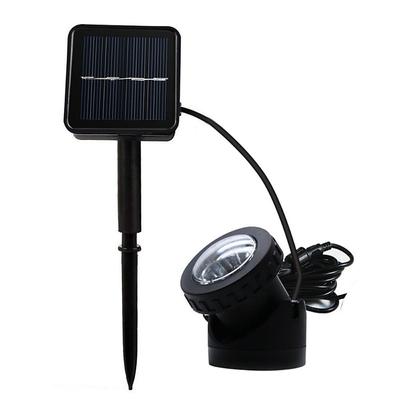 Solar LED Pond Spotlights Submersible Pond Pool Lights with 3 Lamps 18 LEDs Landscape Spotlight Underwater Lights IP68 Waterproof Solar Garden Lights for Pond Garden Fountain Outdoor Lawn Decoration