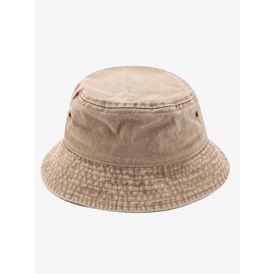 Men's Vintage Washed Cotton Bucket Hat – Casual Outdoor Sun Hat in Multiple Colors