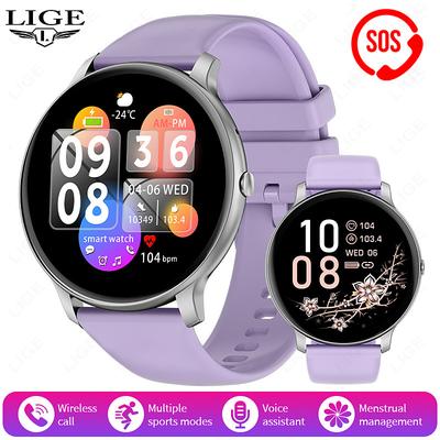 LIGE BW0905 Smart Watch Fitness Tracker Heart Rate Monitor Bluetooth Android iOS Waterproof 1.69