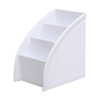 1PC Plastic Desktop Storage Box Cell Phone Holder TV Remote Control Stand Box