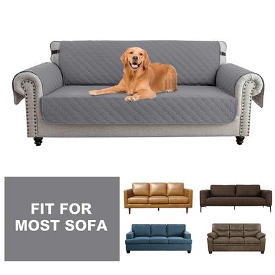 100% Waterproof Quilted Sofa Covers Couch Cover Sofa Cover Recliner Cover for Dogs,Couch Protector Non-Slip Sofa Slipcover for 1/2/3/4 Cushion Couch Reclining Furniture Protector for Pets, Kids,Dog