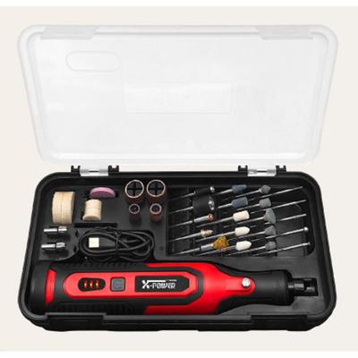 Mini Cordless Rotary Tool Kit,with Accessories,Power Rotary Tool For DIY,Engraving,Sanding,Polishing,Drilling,Grinding,with 3-Speeds, 15000RPM,2.0Ah Rechargeable BatteryPower Cord