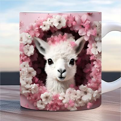 Animal Coffee Cup 3D illusion Coffee Mugs, Animal Gift Cup Travel Mug Funny Drinking Cup Desk Decor,11.2oz Ceramic Mug Tea Mug, Birthday Christmas Gifts for Animal Lovniner