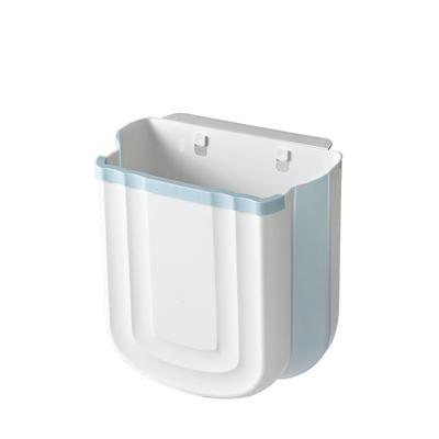 Hanging Trash Can, Kitchen Waste Bin For Cabinet Hanging, Collapsible Hanging Small Garbage Can, Rubbish Container For Cabinet/Car/Bedroom/Bathroom