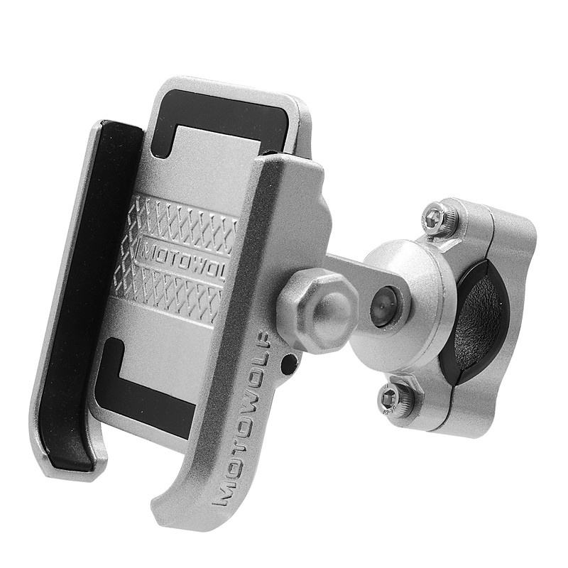 Phone Holder Stand Mount Motorcycle Bike Bike Motorcycle Phone Mount 360°Rotation Aluminum Alloy Phone Accessory for iPhone 12 11 Pro Xs Xs Max Xr X 8 Samsung Glaxy S21 S20 Note20