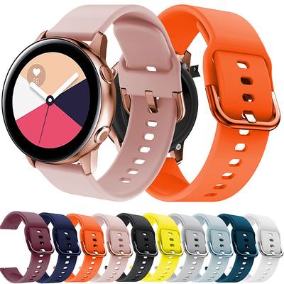 10 Pack Watch Band for Garmin Samsung Amazfit Polar Watch 7/6/5/4 40/44mm, Galaxy Watch 5 Pro 45mm, Galaxy Watch 6/4 Classic 42/46/43/47mm, Watch 3, Active 2, Gear S3 S2 Soft Silicone Replacement