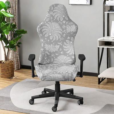 Stretch Rotating Covers Gaming Chair Covers Covelvet Gaming Chair Slipcover Computer Chair Seat Covers for Armchair, Swivel Chair, Adults Video Game Chair,Computer,Boss Chair
