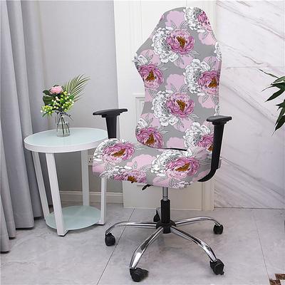 Office Chair Cover Gaming Chair Covers Stretch Washable Computer Chair Slipcovers for Armchair, Swivel Chair, Gaming Chair,Computer boss Chair Floral Printed
