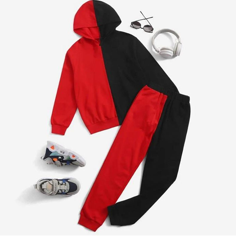 Boys 3D Graphic Hoodie Sweatpants Set HoodieSet Clothing Set Long Sleeve Spring Fall Sports Fashion Cool Kids 3-12 Years Outdoor Vacation Street Regular Fit