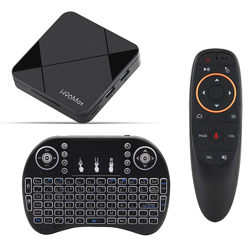 H96max Android TV Box with 4K Ultra HD, WiFi 6, Bluetooth 5.4, USB 3.0 – Smart Media Player for Streaming, Gaming, Screen Cast Home Theater