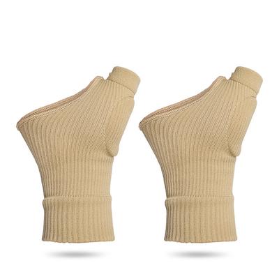 1Pair Unisex Wrist Thumb Support Sleeve Fingerless Wrist Gloves Compression Arthritis Gloves Sports Wrist Support Brace for Fatigue Sports Typing