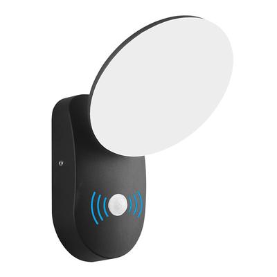 12W Motion Sensor Outdoor Wall Light LED Control Automatic Switch Outdoor Waterproof Floodlight Garden Corridor Terrace Outdoor Indoor Doorway Dual-purpose AC85-265V