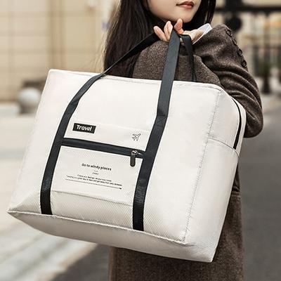 Weekender Bag Travel Duffel Bag with Shoe Compartment, Gym Bag with Wet Dry Separation for Women Men, Large Capacity Shoulder Tote, Business Trip Gym Storage Bag, Portable Maternity Organizer