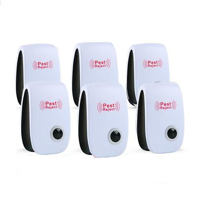 6Pcs Ultrasonic Plug In Pest Repeller For Flea, Insects, Mosquitoes, Mice, Spiders, Ants, Rats, Roaches, Bugs, Non-Toxic, Humans Pets Safe