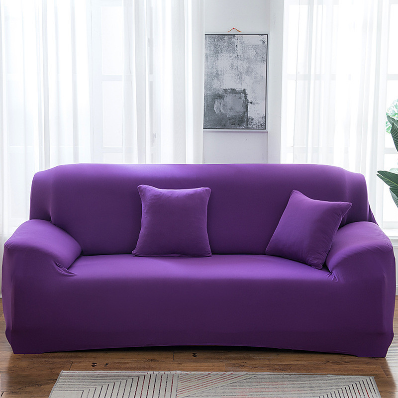 Couch Cover for Living Room, 4 Seater Stretch Furniture Protector Dust-Proof Loveseat Cover All-Inclusive Cover Furniture Protector Chair Covers for Living Room