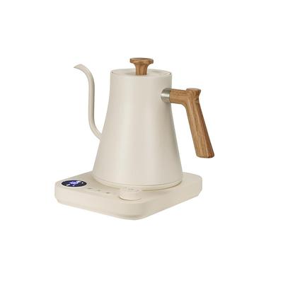 Electric Gooseneck Kettle Fast Water Boiler Stainless Steel Inner Temperature Control LCD Display Auto Shut Off 0.9L Pour Over Coffee and Tea Kettle