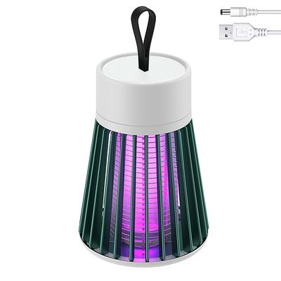 Bug Zapper Mosquito Trap Killer Lamp Electric LED UV Flying Insect Repellent Light Portable USB Rechargeable Trap Flying Insect Killer for Home Pest Control Insect Repellent