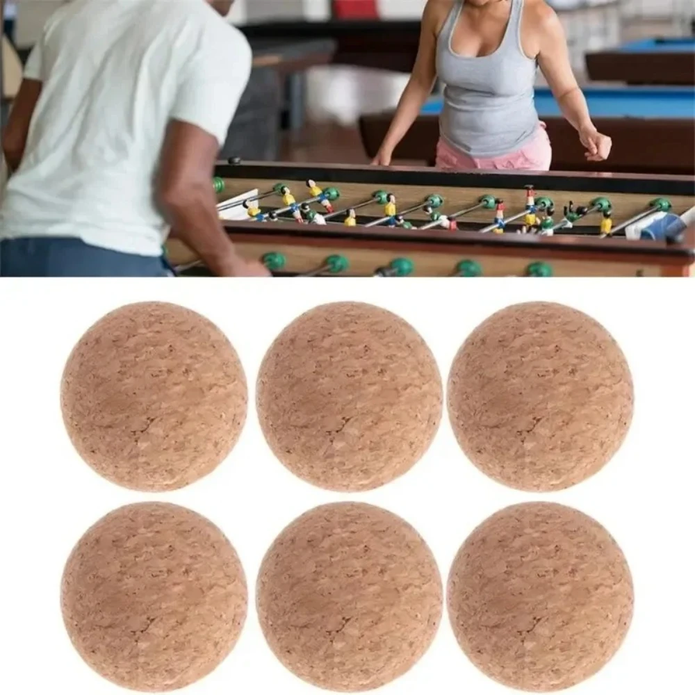 4 pièces Football bébé pied Fussball bureau Football Babyfoot 36mm bois massif plastique givré baby-foot Table ballon de Football livraison directe
