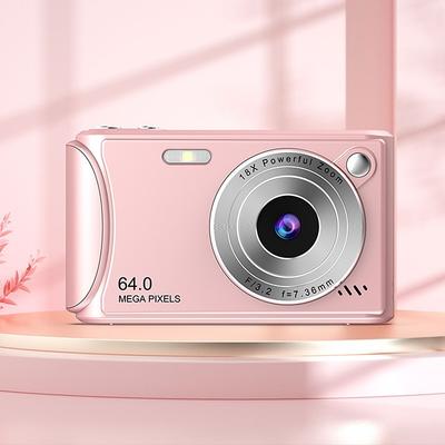 Auto Focus 64MP 4K Face Detection 2.4-inch 18X Zoom 650mah Rechargeable Battery Pocket Cinema Digital Compact Video Cameras